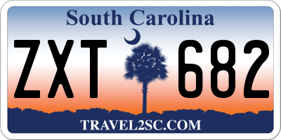 SC license plate ZXT682