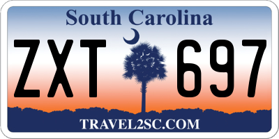 SC license plate ZXT697