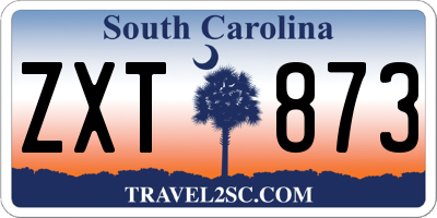 SC license plate ZXT873