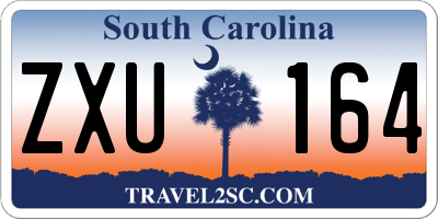 SC license plate ZXU164