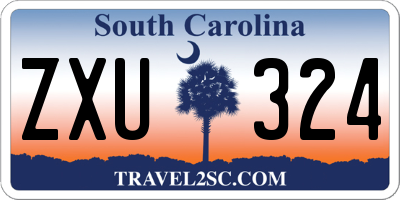 SC license plate ZXU324