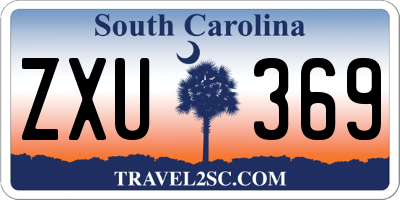 SC license plate ZXU369