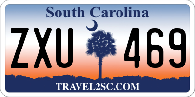 SC license plate ZXU469