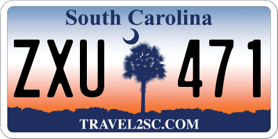 SC license plate ZXU471