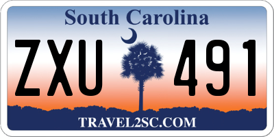 SC license plate ZXU491
