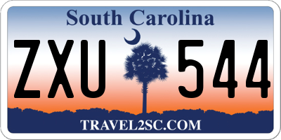 SC license plate ZXU544