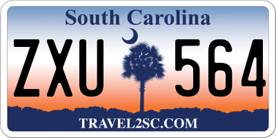 SC license plate ZXU564