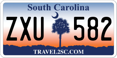 SC license plate ZXU582