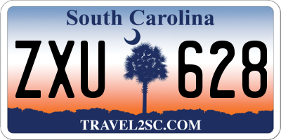 SC license plate ZXU628