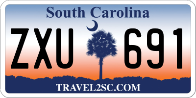SC license plate ZXU691