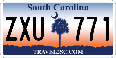 SC license plate ZXU771