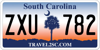SC license plate ZXU782