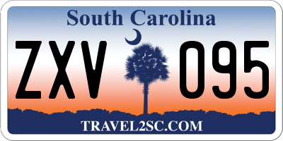 SC license plate ZXV095