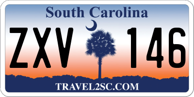 SC license plate ZXV146