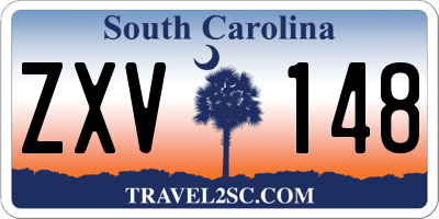 SC license plate ZXV148