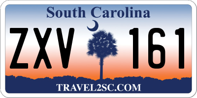 SC license plate ZXV161