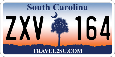 SC license plate ZXV164