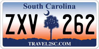 SC license plate ZXV262