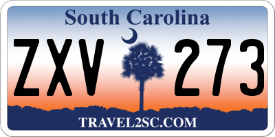 SC license plate ZXV273