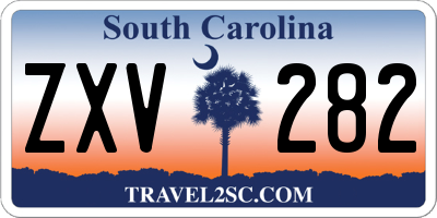 SC license plate ZXV282