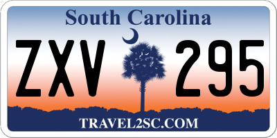SC license plate ZXV295