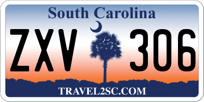SC license plate ZXV306