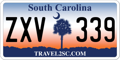 SC license plate ZXV339
