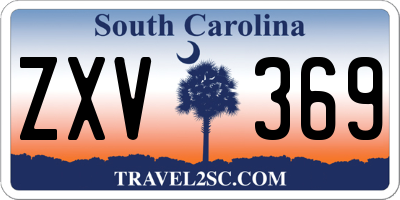 SC license plate ZXV369