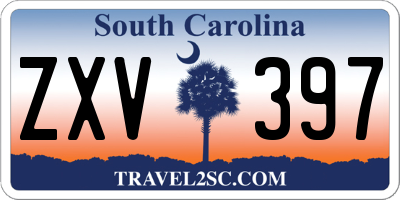 SC license plate ZXV397