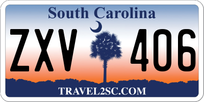 SC license plate ZXV406