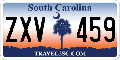 SC license plate ZXV459