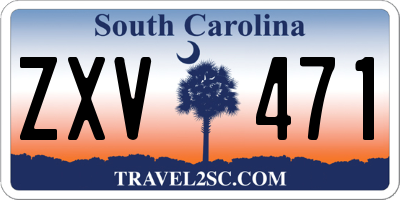 SC license plate ZXV471
