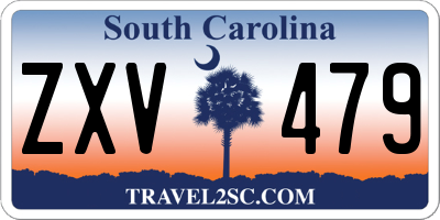 SC license plate ZXV479