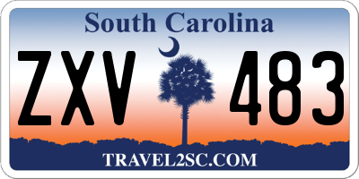 SC license plate ZXV483