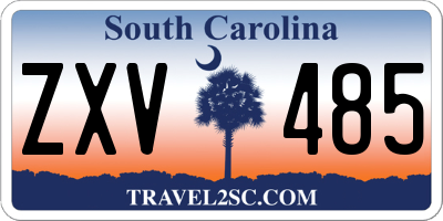 SC license plate ZXV485