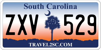 SC license plate ZXV529