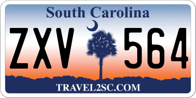 SC license plate ZXV564