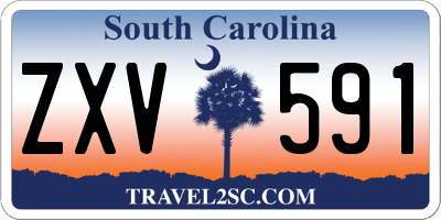 SC license plate ZXV591