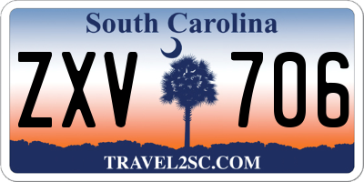 SC license plate ZXV706