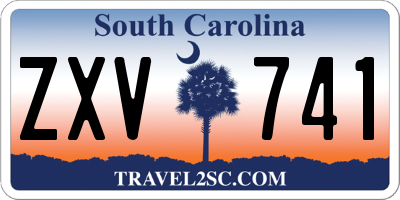 SC license plate ZXV741