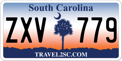 SC license plate ZXV779