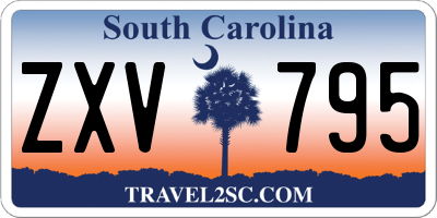 SC license plate ZXV795