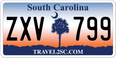 SC license plate ZXV799
