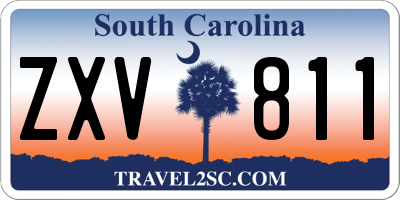SC license plate ZXV811