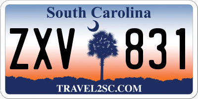 SC license plate ZXV831