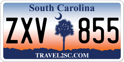 SC license plate ZXV855