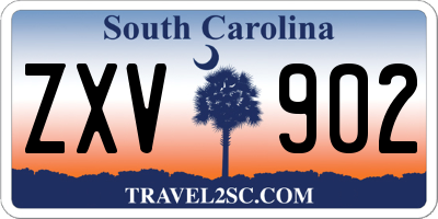 SC license plate ZXV902