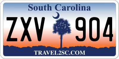 SC license plate ZXV904