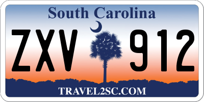 SC license plate ZXV912