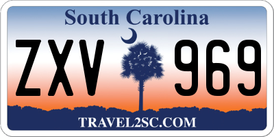 SC license plate ZXV969